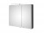 mit 6010-SPSB 02 Spiegelschrank mit LED-Lichtkranz oben, LED-Profil seitlich, 2-trg