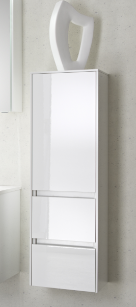 Pelipal 6010 Bad-Midischrank 6010-MS 02 Grau/Weiß - Sofort lieferbar - Sonderpreis