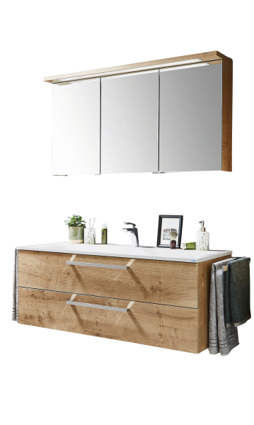 Puris Star Line Badmöbel Set 120,6 cm breit – Mineralguss - Set 2