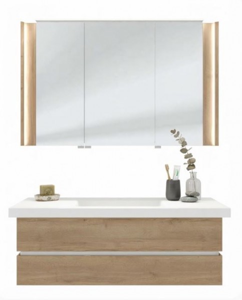 Thielemeyer Fresh Massivholz Badmöbelset Vorschlag 800081/ 800082 - 122 cm