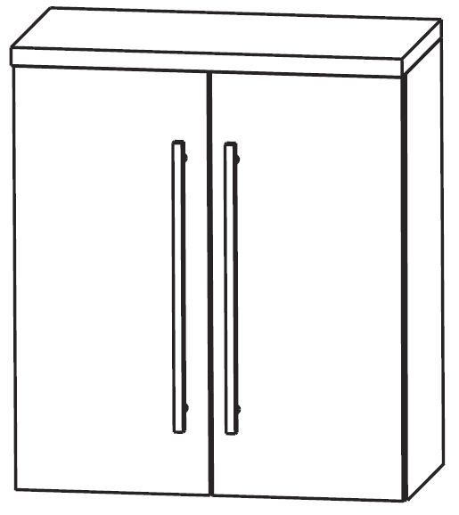 Puris Star Line Bad-Oberschrank 60 cm breit OGA416A7