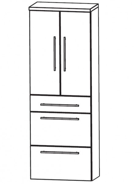 Puris Classic Line Bad-Hochschrank 60 cm breit HNA096A7M