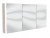 Spiegelschrank 120 cm S2A431279, 3 Spiegeltüren auf Trägerplatte, 2 Mittelwände, 3 Glasfachböden, 2 seitliche LED-Beleuchtungsprofile 2x6 Watt / Converter 30 Watt, 1 Schalter-Steckdosen-Element, Breite: 120 cm / Höhe: 64 cm / Tiefe: 15 cm 