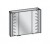Spiegelschrank, 3-türig mit 102 cm Breite