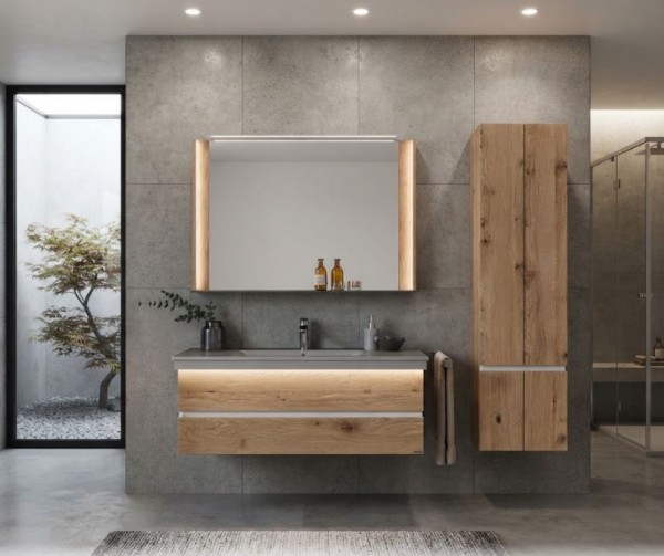 Thielemeyer Fresh Massivholz Badmöbelset 800070/801070 - 122 cm