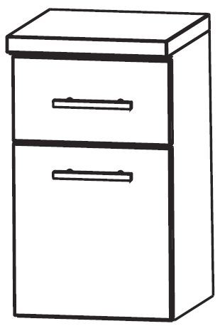 Puris Star Line Bad-Unterschrank 40 cm breit UNA344A7M