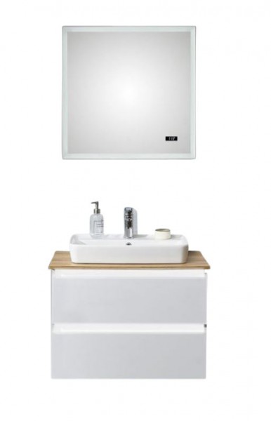Pelipal Quickset 360 - Badmöbelset inkl. Flächenspiegel / 75 cm