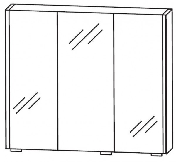 Puris Linea Bad-Spiegelschrank 70 cm breit S2A437079