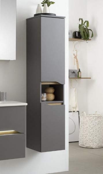 Pelipal Quickset 357 - Midischrank 30 cm breit mit 2 Drehtüren