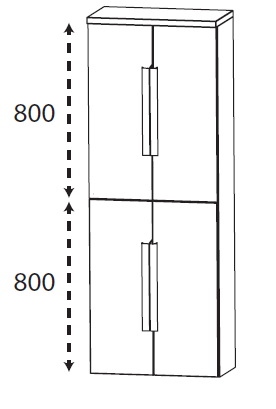 Puris Rounds Hochschrank 60 cm HNA036A7