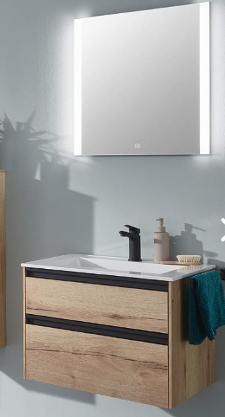 Puris New Xpression - Badmöbel Set 92 cm - mit Flächenspiegel