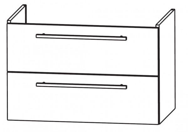 Puris Waschtischunterschrank für Duravit Starck3 maßvariabel