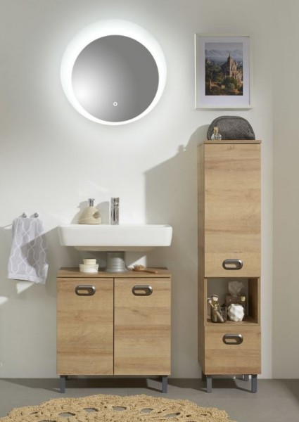 Pelipal Quickset 353 - Badmöbelset inkl. Spiegel und Mittelschrank / 60 cm breit