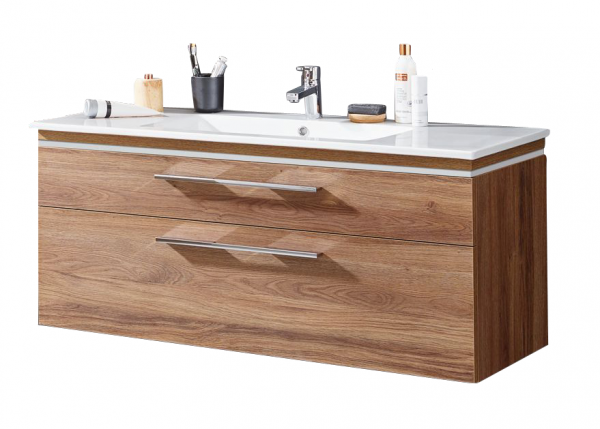 Puris Cool Line Badmöbel Set 122 cm kombinierbar - Keramik