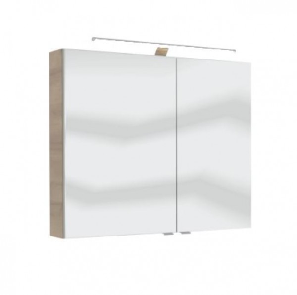 Pelipal 6110 Spiegelschrank 80 cm breit - sofort lieferbar / inkl. Waschplatzbeleuchtung