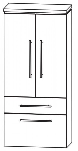 Puris Cool Line Bad-Mittelschrank 60 cm breit MNA886A5M