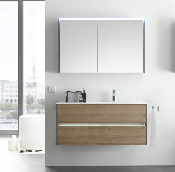 Pelipal 6010 Badmöbel Set 113 cm breit Becken rechts - Set 3.1