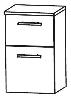 Puris Linea Bad-Unterschrank 40 cm breit UNA344A01