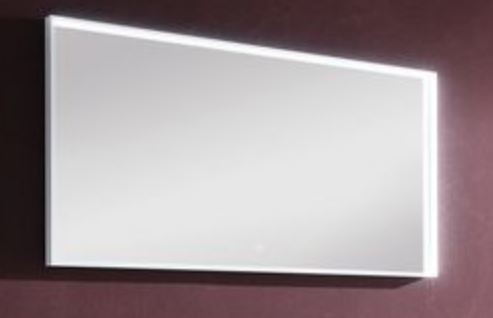 b.straight - Flächenspiegel inkl. Beleuchtung 120 cm breit