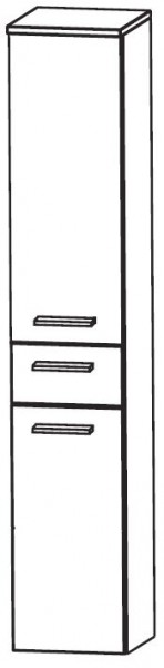 Puris Milano Bad-Hochschrank 30 cm breit HNA053A
