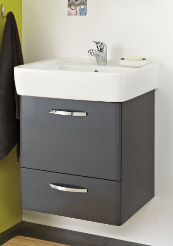 Pelipal Quickset 327 - Waschtisch mit Unterschrank 50 / 55 cm breit
