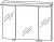 Spiegelschrank 90 cm S2A439078