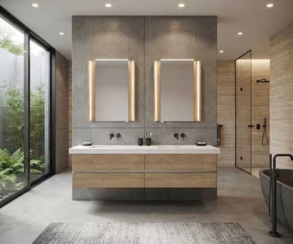 Thielemeyer Fresh Massivholz Badmöbelset 800062/ 801062 - 177 cm