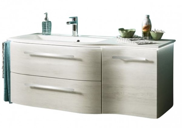 Pelipal Contea Waschtisch mit Unterschrank 119 cm breit Becken links