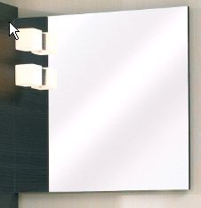 Pelipal PCON Bad-Spiegel 75 cm breit C3 SF2 7570 in Hacienda Schwarz - sofort lieferbar