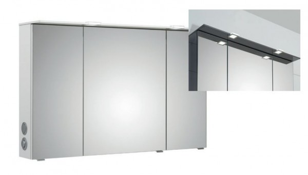 Pelipal 6910 Spiegelschrank mit LED-Lichtkranz / 85 cm breit