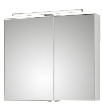 Pelipal 6110 Spiegelschrank mit LEDplus-Aufsatzleuchte 80 cm breit 6110-SPS 10