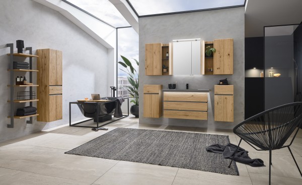 Thielemeyer Fresh Massivholz Badmöbelset 800589/801589 - Vorschlag 26 - 102 cm