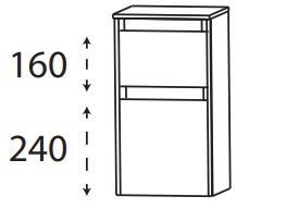 Puris New Xpression - Unterschrank - 32,5 oder 42,5 cm breit