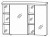 Spiegelschrank 100 cm S2A42R1S1