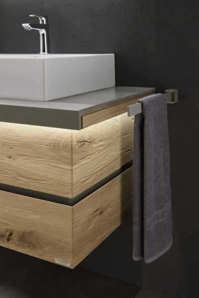 Thielemeyer Fresh Handtuchhalter 1-armig Grau 800901