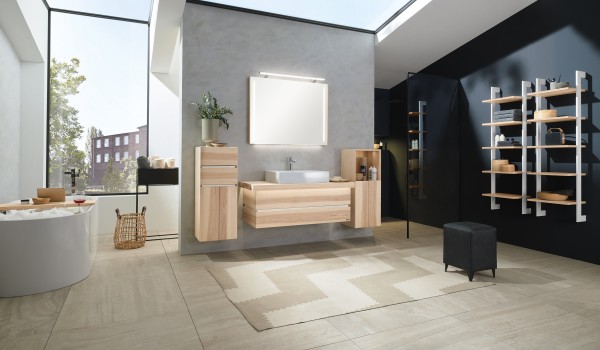 Thielemeyer Fresh Massivholz Badmöbelset 800289/801289 - Vorschlag 23 - 122 cm