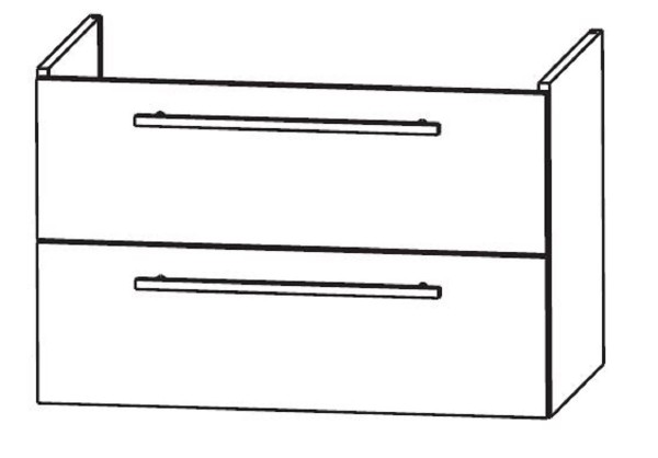 Puris Waschtischunterschrank für Ideal Standard Connect maßvariabel