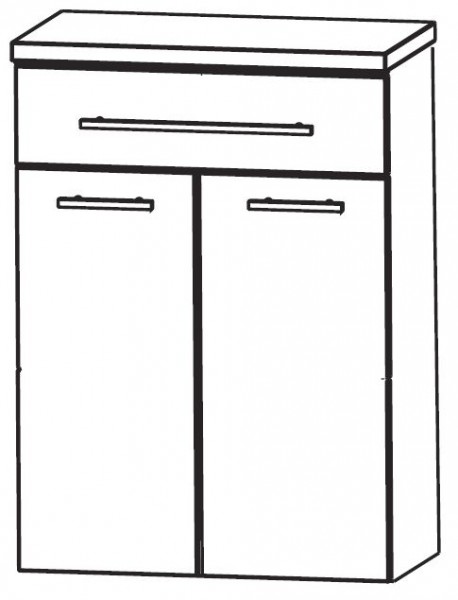 Puris Star Line Bad-Highboard 60 cm breit HBA556A7W