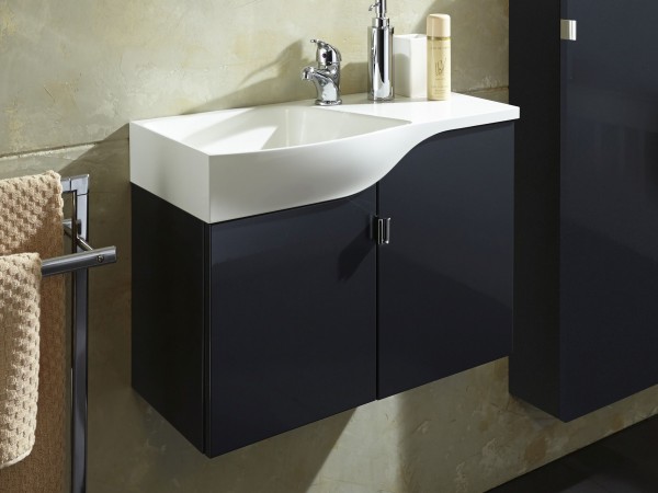 Marlin Gästebad 3010.5 Waschtisch mit Unterschrank 60,4 cm breit