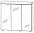 Spiegelschrank 70 cm S2A437S3