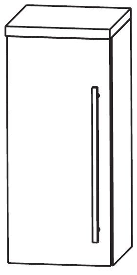 Puris Crescendo Bad-Oberschrank 40 cm breit OGA414A7