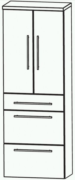Puris Swing Bad-Hochschrank 60 cm breit HNA096A7M