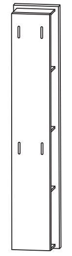 Puris d.light Bad-Hochschrank-Regal 30 cm breit RG 103003
