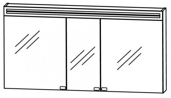 Puris Star Line Spiegelschrank 140 cm breit S2A58145