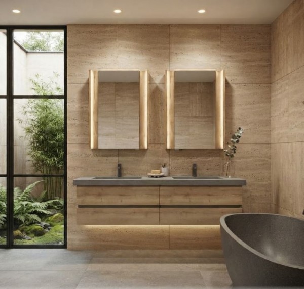 Thielemeyer Fresh Massivholz Badmöbelset 800062/ 801062 - 177 cm
