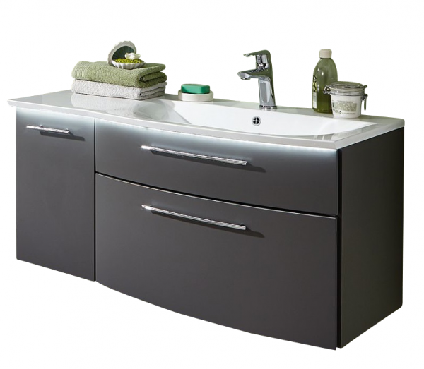 Puris Linea Waschtisch mit Unterschrank 101,2 cm breit SETLN101