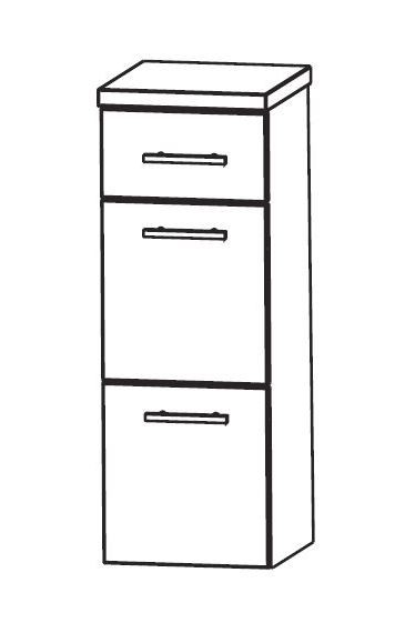 Puris Speed Bad-Highboard 40 cm breit HBA564A