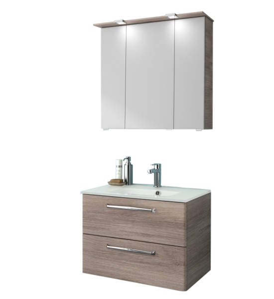 Pelipal TrenTino Badmöbel Set 77 cm breit - Spiegelschrank wählbar