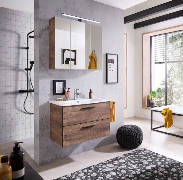 Pelipal Quickset 374 - Badmöbelset inkl. Spiegelschrank / 75 cm breit