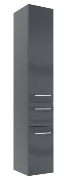 Marlin 3990 Hochschrank mit Wäschekippe, Anthrazit glanz